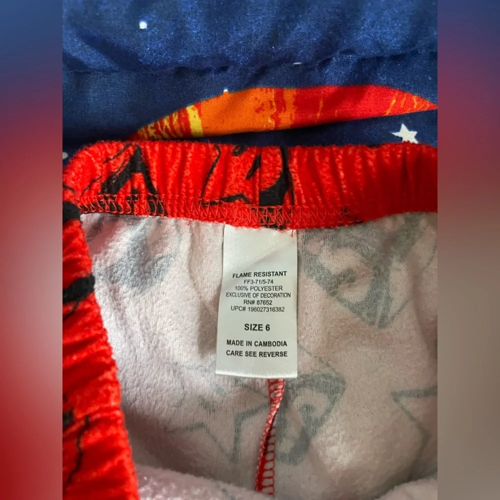 Nintendo Super Mario Movie Boys Pajama Set Size 6 - Picture 7 of 8